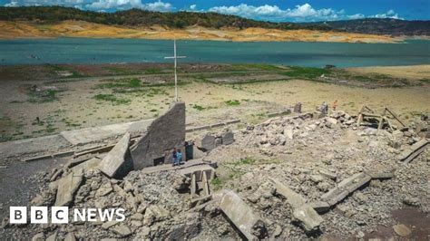 pantabangan dam water level|Philippines: Drought dries up dam to reveal centuries.